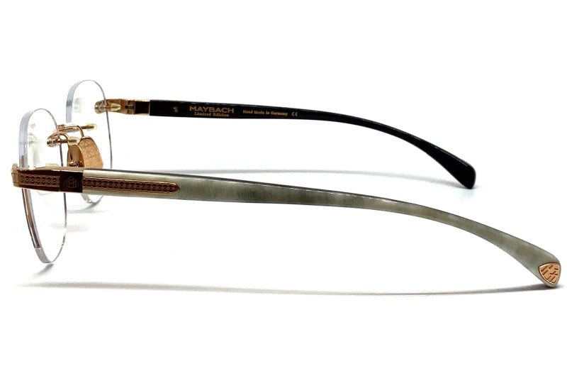 Maybach Eyewear - The Regent II (Rose Gold/White Marble/Black) [Limited Edition]