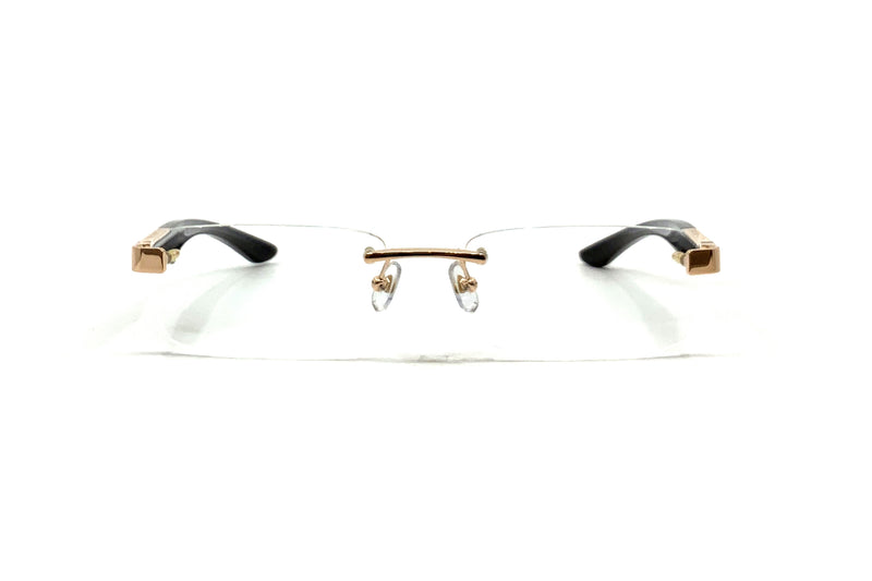 Maybach Eyewear - The Artist III (Rose Gold/Walnut Burr/Carbon)