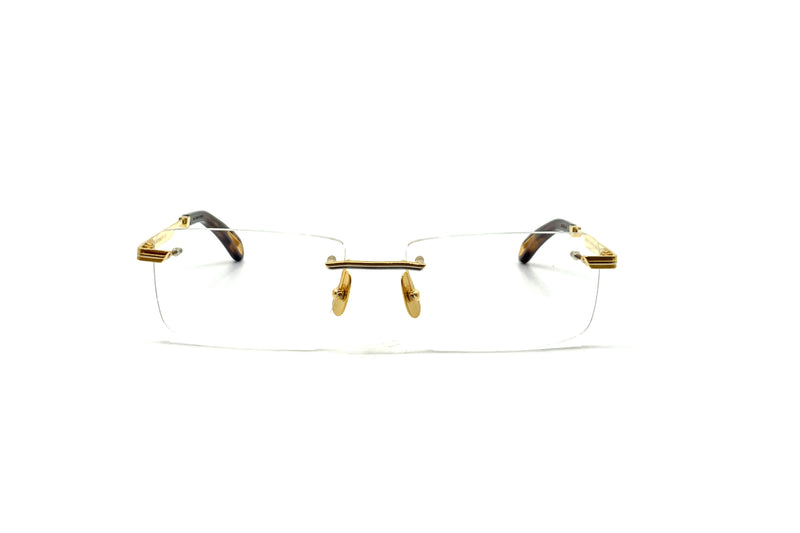 Maybach Eyewear - The Academic I (Gold/Palladium/Black Tortoise)