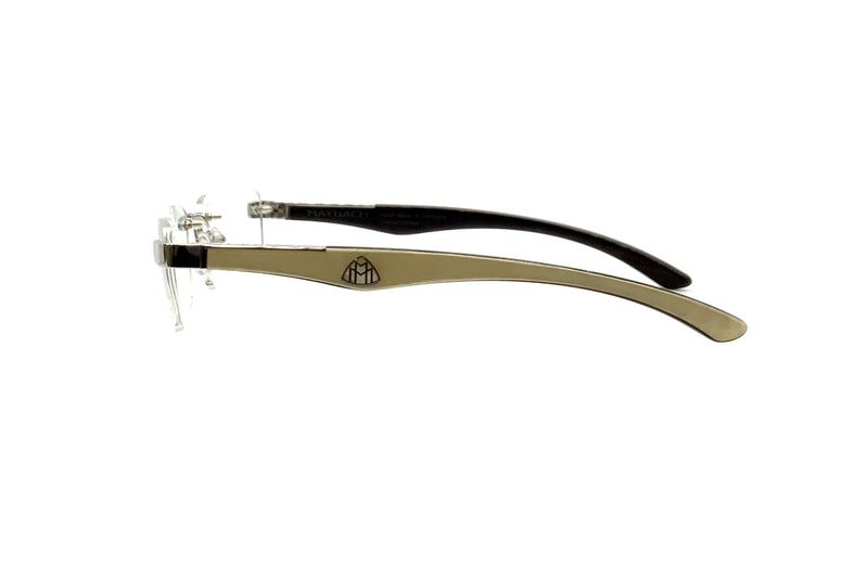 Maybach Eyewear - The Artist III LIMITED EDITION (Platinum/White Burr/Silver/Mother-of-Pearl/Ebony)
