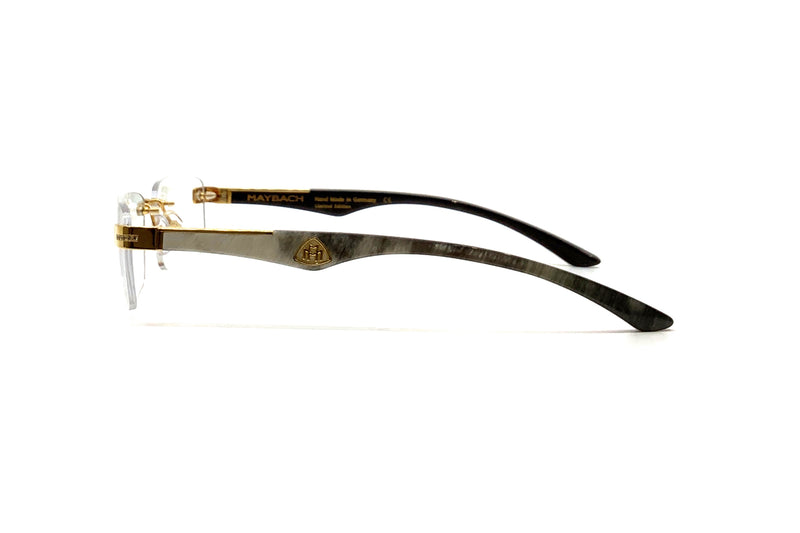 Maybach Eyewear - The Artist III (Gold/White Marble/Gold/Black) (LIMITED EDITION)