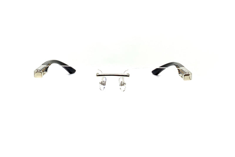 Maybach Eyewear - The Artist III (Platinum/Black/White Marble)