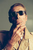 Jacques Marie Mage - Zephirin [44] Clip On (Gold) [Blue Lens]
